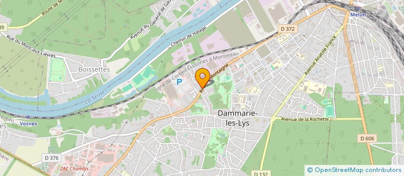 localisation de l'entreprise SOTO SARL à DAMMARIE-LES-LYS
