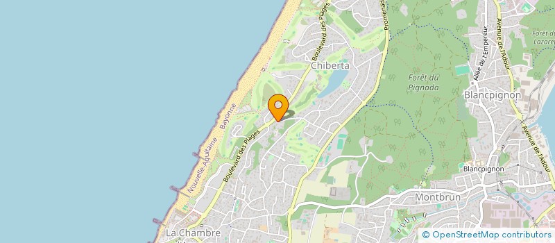 localisation de l'entreprise SOTOA à ANGLET