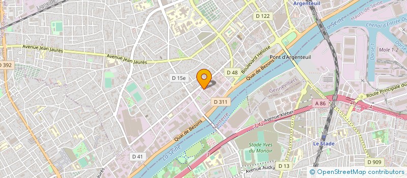 localisation de l'entreprise SOTOME à ARGENTEUIL