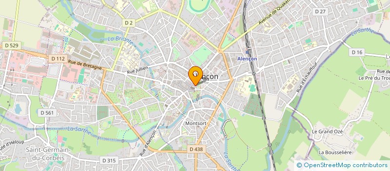 localisation de l'entreprise SOTOPOD à ALENCON