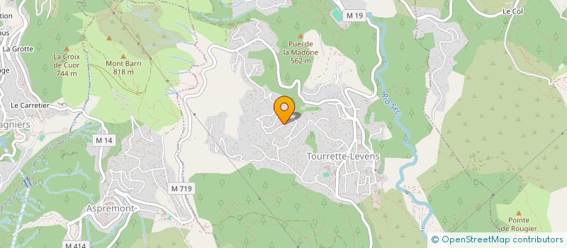 localisation de l'entreprise SOTOR  TOURRETTE-LEVENS