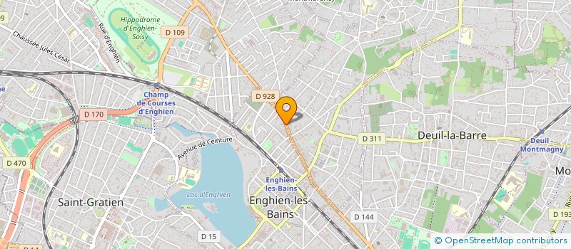 localisation de l'entreprise SOTRA à ENGHIEN-LES-BAINS