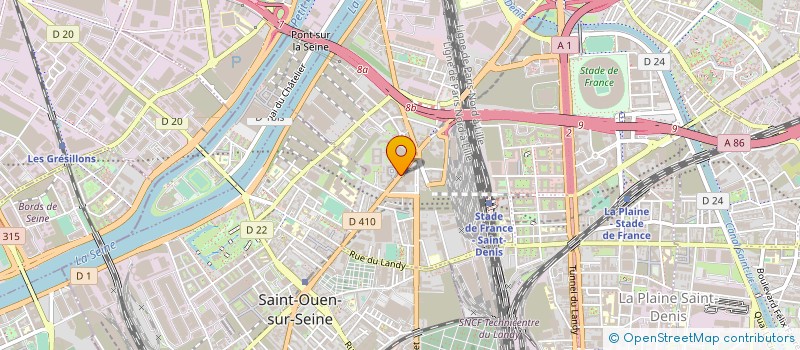 localisation de l'entreprise SOTRA-ELEC à SAINT-DENIS