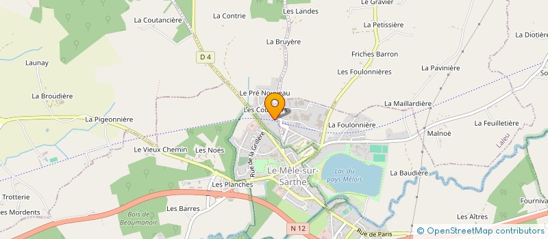 localisation de l'entreprise SOTRA JET SAS à LE MELE-SUR-SARTHE