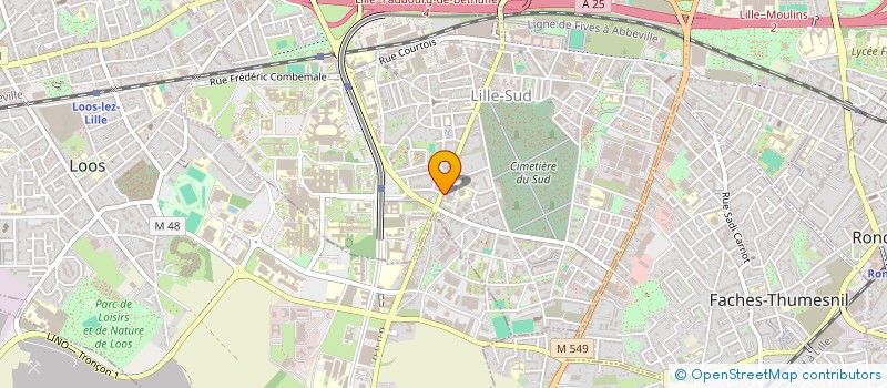 localisation de l'entreprise SOTRA SARL à LILLE