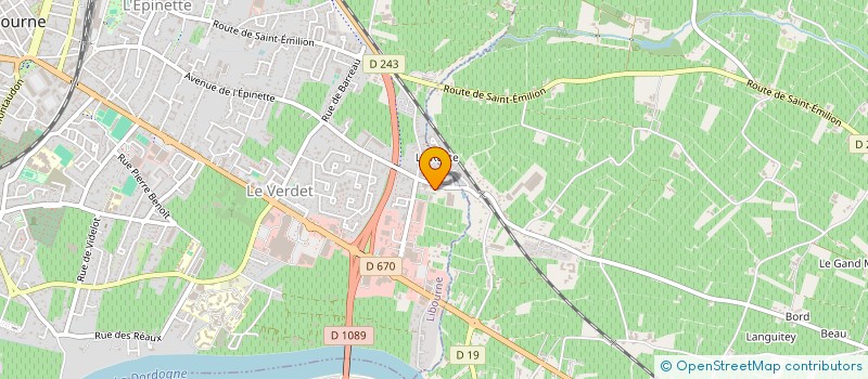 localisation de l'entreprise SOTRABAT-RAMIS à LIBOURNE