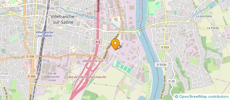 localisation de l'entreprise SOTRABEAU à VILLEFRANCHE-SUR-SAONE