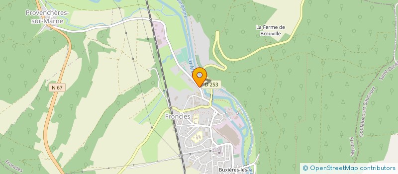 localisation de l'entreprise SOTRABOIS à FRONCLES