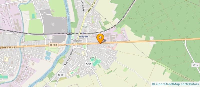 localisation de l'entreprise SOTRACAR S A R L  TRILPORT