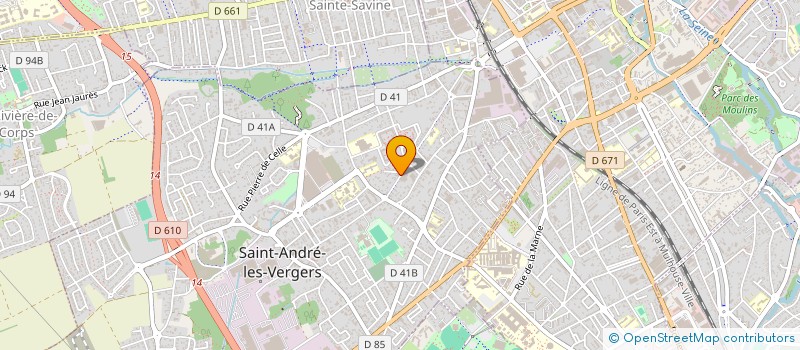 localisation de l'entreprise SOTRACO à SAINT-ANDRE-LES-VERGERS