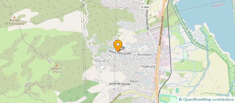 localisation de l'entreprise SOTRACO à BIGUGLIA