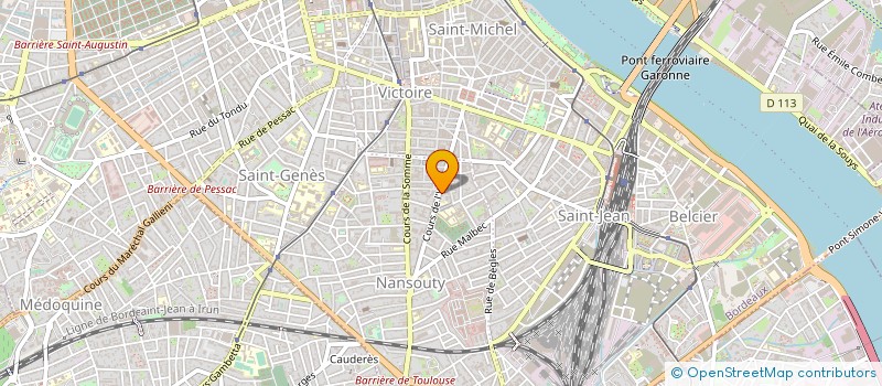 localisation de l'entreprise SOTRACOM à BORDEAUX