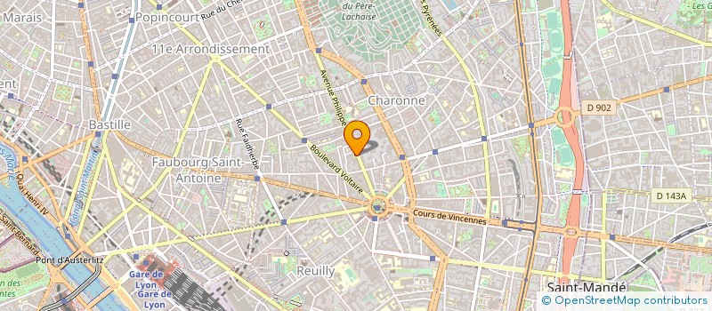localisation de l'entreprise SOTRADE à PARIS