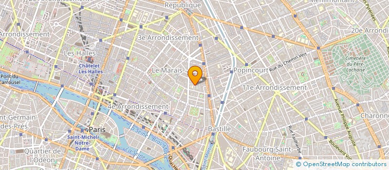 localisation de l'entreprise SOTRADEC à PARIS