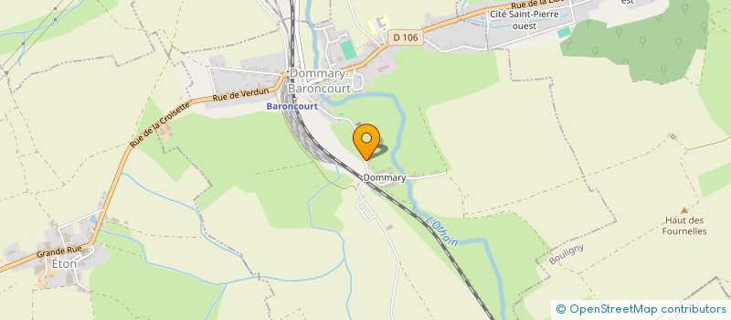 localisation de l'entreprise SOTRADEX à DOMMARY-BARONCOURT