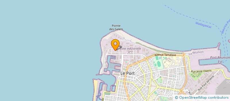 localisation de l'entreprise SOTRADIS à LE PORT