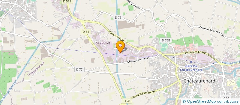 localisation de l'entreprise SOTRADIS PROVENCE à CHATEAURENARD