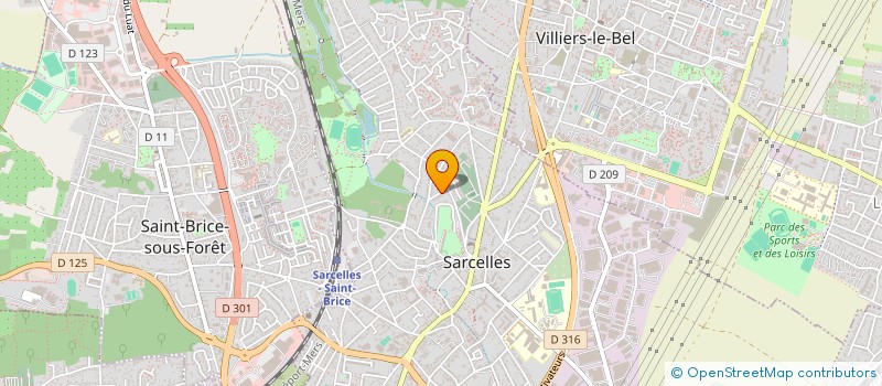 localisation de l'entreprise SOTRAELEC SRL à SARCELLES