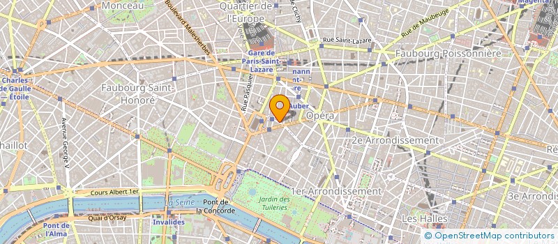 localisation de l'entreprise SOTRAGEST à PARIS