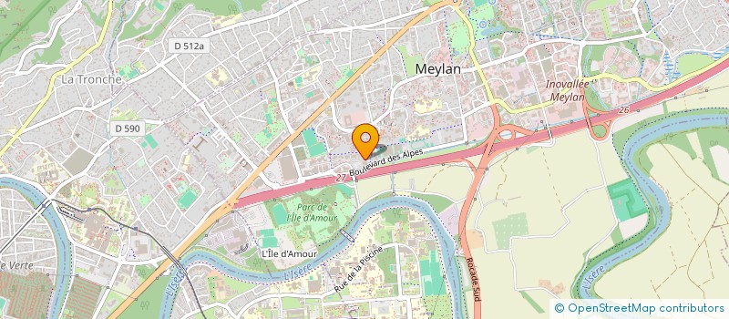 localisation de l'entreprise SOTRAIG LABORATOIRES SA à MEYLAN