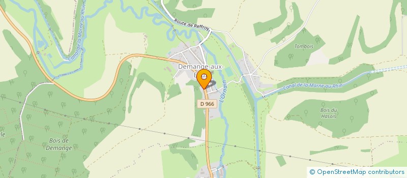 localisation de l'entreprise SOTRAK à DEMANGE-BAUDIGNECOURT