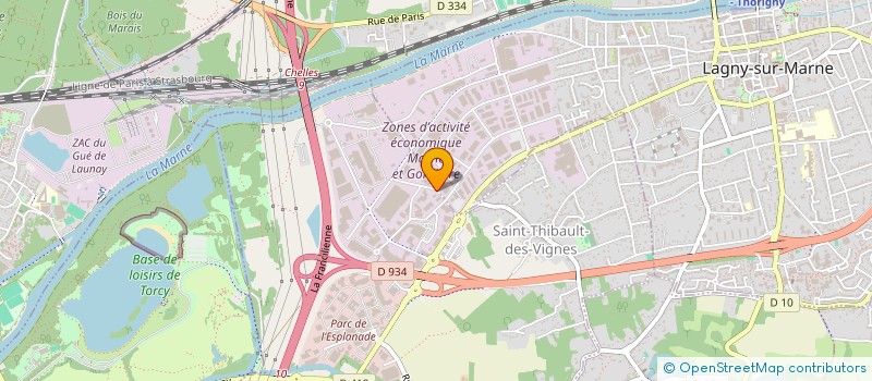 localisation de l'entreprise SOTRAL à LAGNY-SUR-MARNE