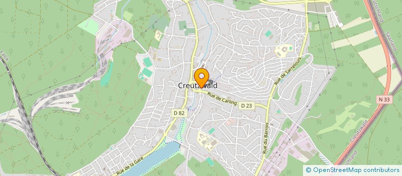localisation de l'entreprise SOTRALEM à CREUTZWALD