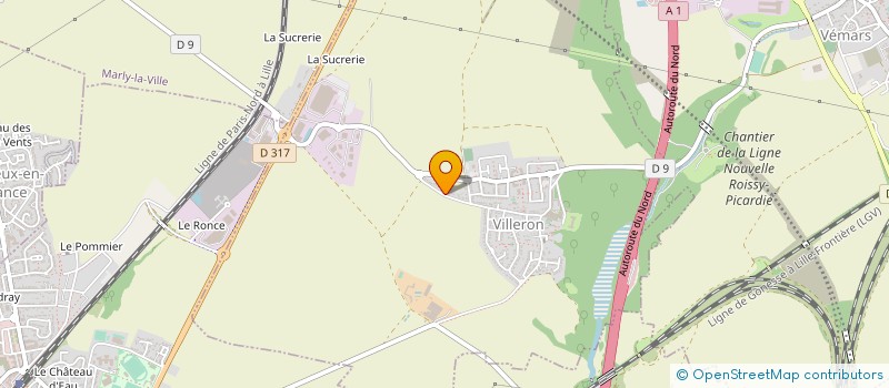 localisation de l'entreprise SOTRALOC à VILLERON