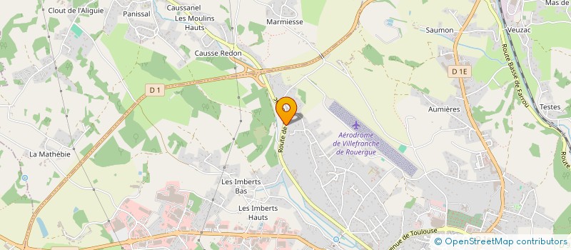 localisation de l'entreprise SOTRALOC SARL à VILLEFRANCHE-DE-ROUERGUE