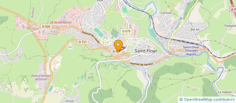 localisation de l'entreprise SOTRALOG à SAINT-FLOUR