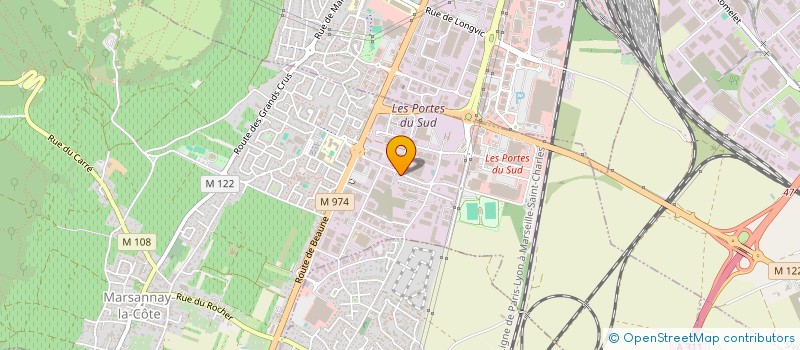 localisation de l'entreprise SOTRAMA à MARSANNAY LA COTE