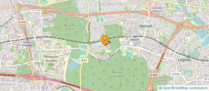 localisation de l'entreprise SOTRAMA à CHAMPS-SUR-MARNE