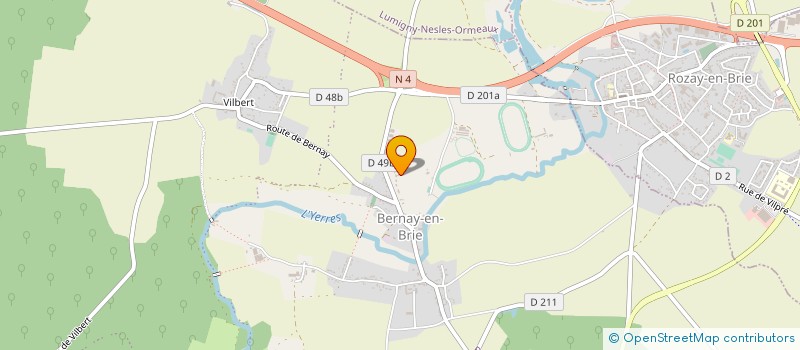 localisation de l'entreprise SOTRAME à BERNAY-VILBERT