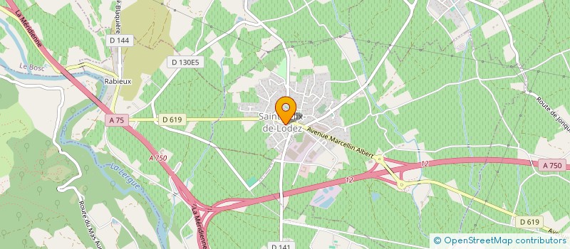 localisation de l'entreprise SOTRANSIMMO  SAINT-ANDRE-DE-SANGONIS