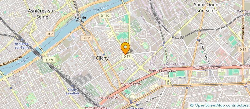 localisation de l'entreprise SOTRAPAC à CLICHY