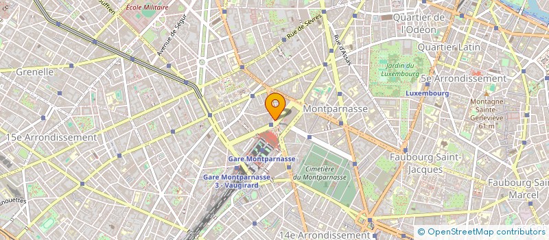 localisation de l'entreprise SOTRASS FACILITIES à PARIS