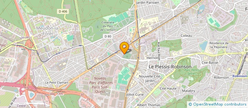 localisation de l'entreprise SOTRATEP à CLAMART