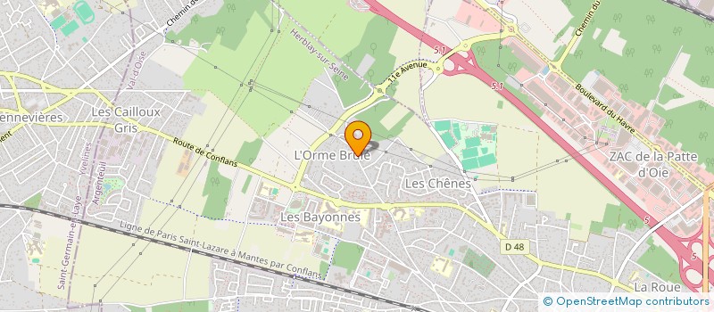localisation de l'entreprise SOTRATER à HERBLAY-SUR-SEINE