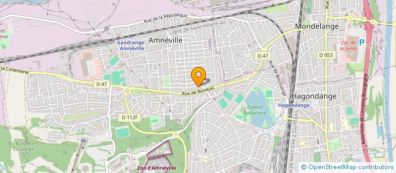localisation de l'entreprise SOTRATHERMES  AMNEVILLE