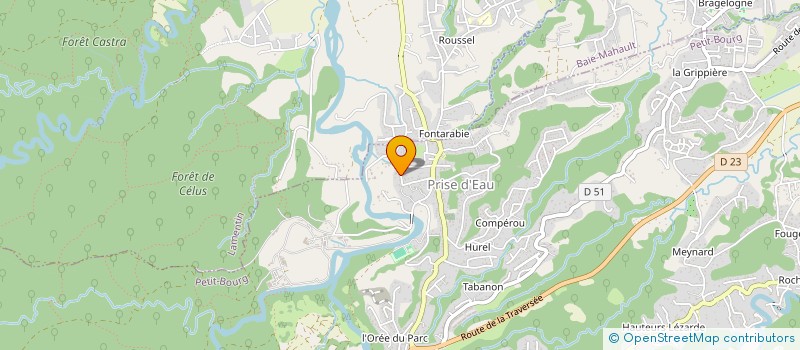 localisation de l'entreprise SOTRAVA CARAIBES  PETIT-BOURG