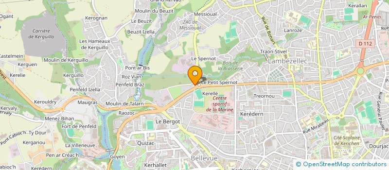 localisation de l'entreprise SOTRAVAL-SPL à BREST