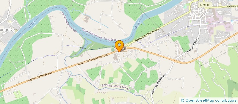 localisation de l'entreprise SOTRAVER  SAINTE-LIVRADE-SUR-LOT