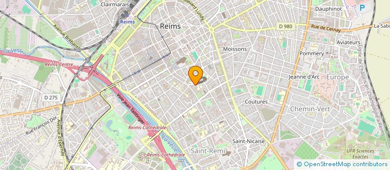 localisation de l'entreprise SOTRAVRAC  REIMS