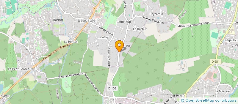 localisation de l'entreprise SOTRECO  GRADIGNAN