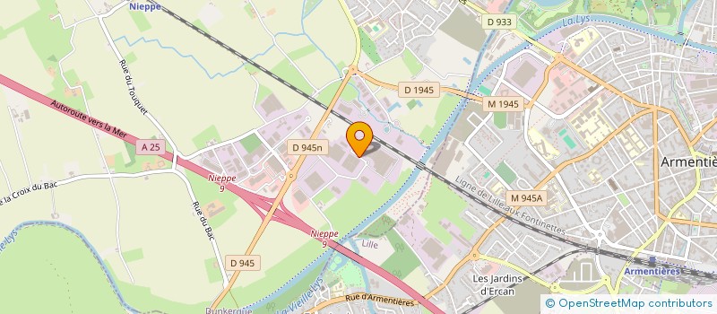 localisation de l'entreprise SOTRENEP à NIEPPE