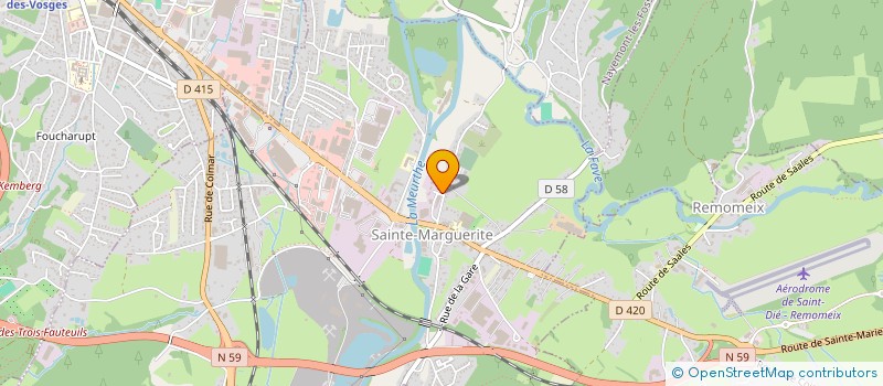 localisation de l'entreprise SOTRES VERTS  SAINTE-MARGUERITE