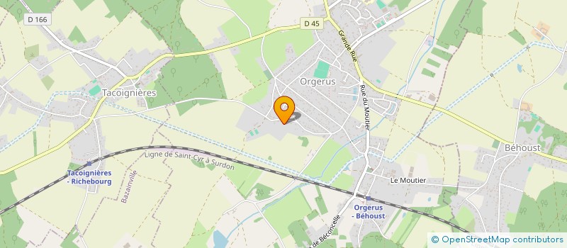 localisation de l'entreprise SOTREX à ORGERUS