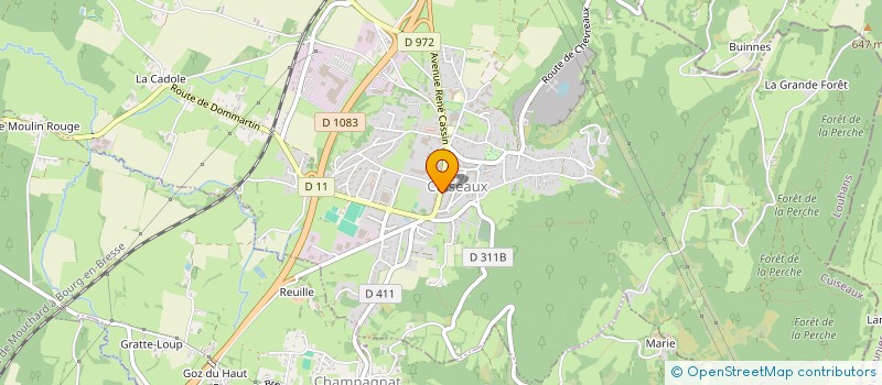 localisation de l'entreprise SOTRIDIS à CUISEAUX