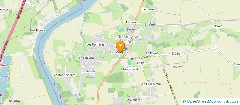 localisation de l'entreprise SOTRIEM INVESTISSEMENT  MESSIMY-SUR-SAONE