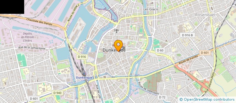 localisation de l'entreprise SOTRIMO à DUNKERQUE